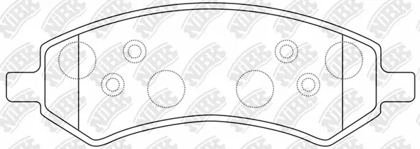 Brake Pad Set, disc brake (PN53004)