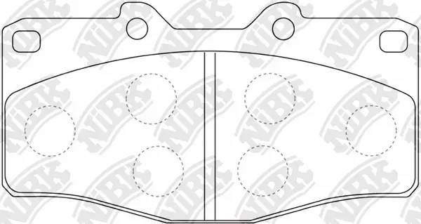 Brake Pad Set, disc brake (PN1393)