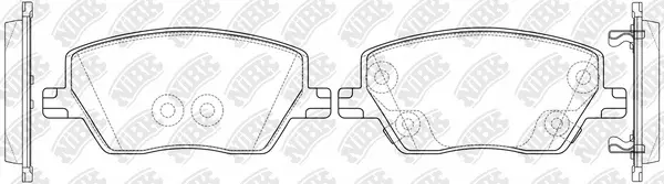 Brake Pad Set, disc brake (PN0775)