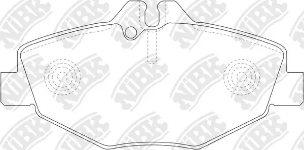 Brake Pad Set, disc brake (PN0342W)