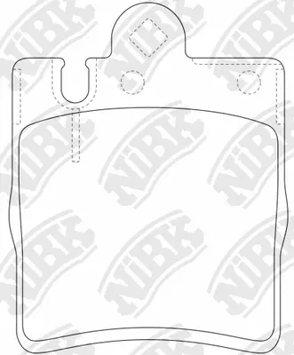 Brake Pad Set, disc brake (PN0126)