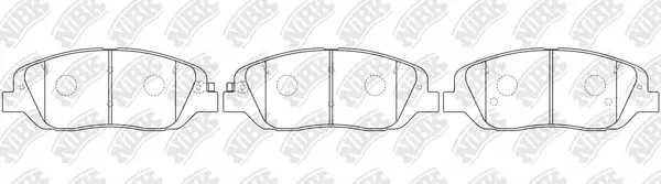 Brake Pad Set, disc brake (PN0789)