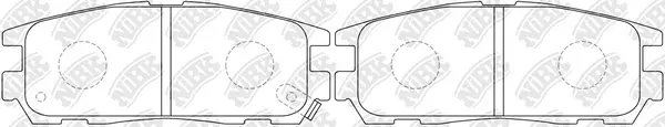 Brake Pad Set, disc brake (PN4299)