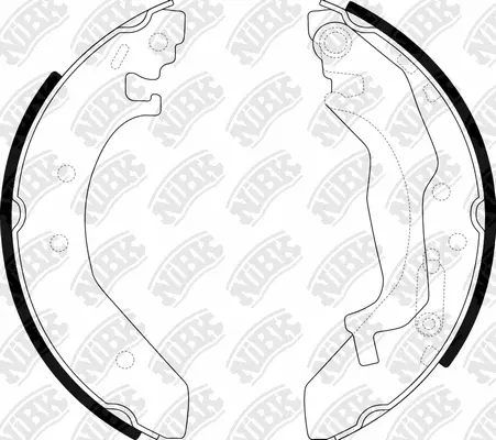 Brake Shoe Set (FN5530)