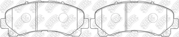 Brake Pad Set, disc brake (PN0822)