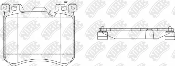 Brake Pad Set, disc brake (PN0495)
