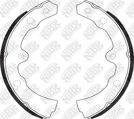 Brake Shoe Set (FN0044)