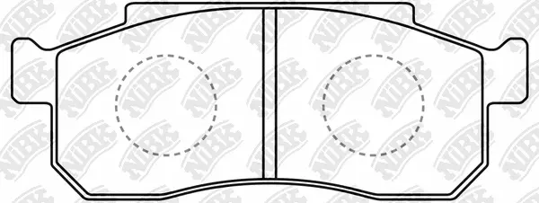 Brake Pad Set, disc brake (PN8164)