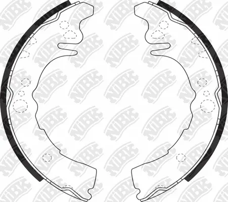 Brake Shoe Set (FN0038)