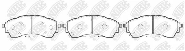 Brake Pad Set, disc brake (PN0875)