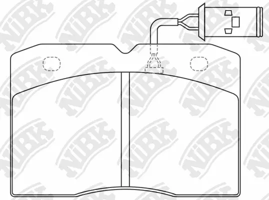 Brake Pad Set, disc brake (PN0253W)