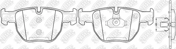 Brake Pad Set, disc brake (PN0334)