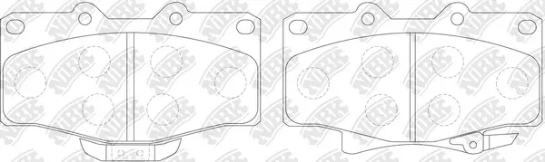 Brake Pad Set, disc brake (PN1351)