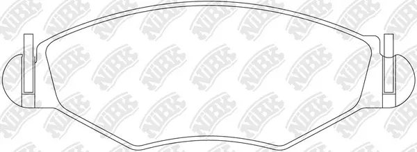 Brake Pad Set, disc brake (PN0201)
