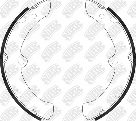 Brake Shoe Set (FN2296)