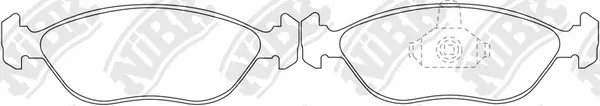 Brake Pad Set, disc brake (PN0289)