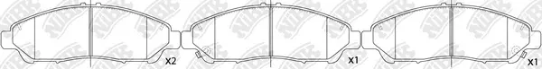 High Performance Brake Pad Set