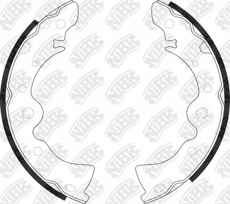 Brake Shoe Set (FN1167)