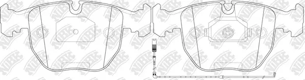Brake Pad Set, disc brake (PN0401W)