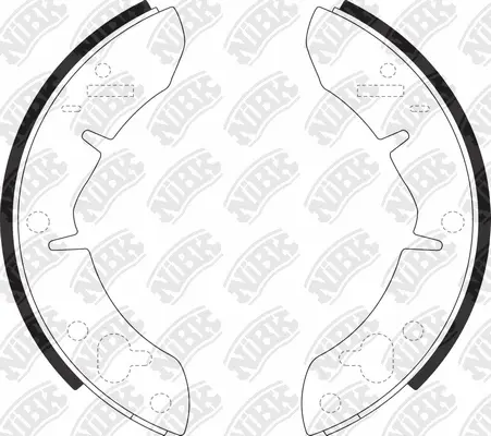 Brake Shoe Set (FN0522)