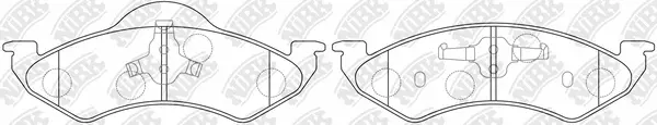 Brake Pad Set, disc brake (PN0619)