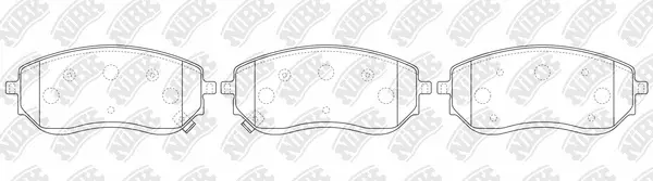 Brake Pad Set, disc brake (PN0760)