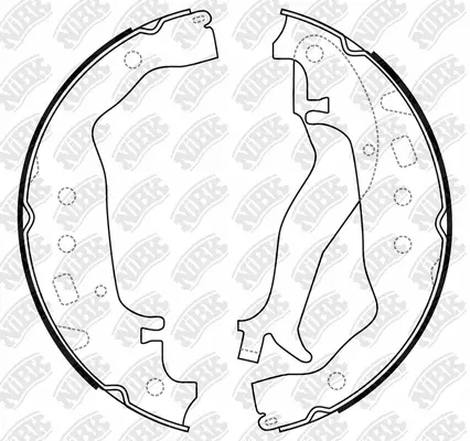Brake Shoe Set (FN2403)