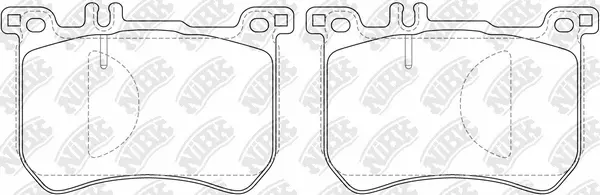 Brake Pad Set, disc brake (PN31015)
