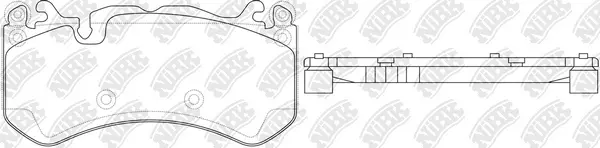 Brake Pad Set, disc brake (PN31012)