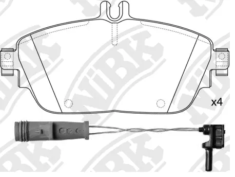 Brake Pad Set, disc brake (PN31009W)