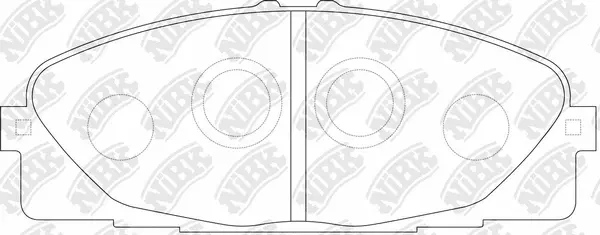 Brake Pad Set, disc brake (PN1516)