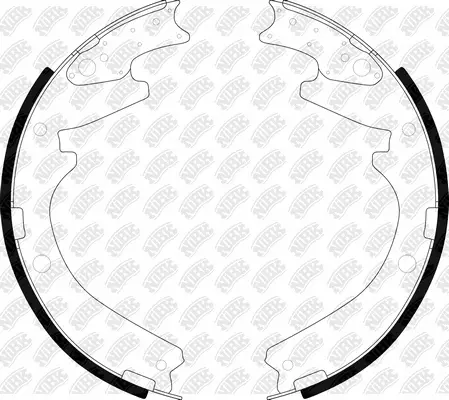 Brake Shoe Set (FN6656)