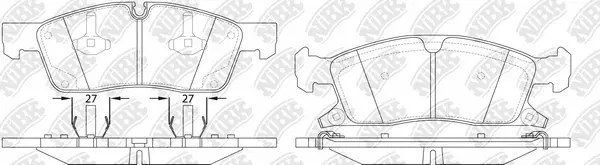 Brake Pad Set, disc brake (PN0833)