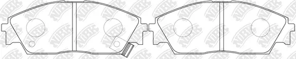 Brake Pad Set, disc brake (PN8191)