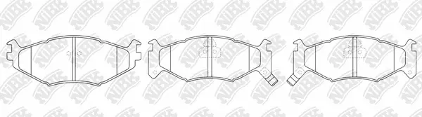 Brake Pad Set, disc brake (PN0733)