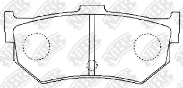 Brake Pad Set, disc brake (PN8076)