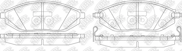Brake Pad Set, disc brake (PN0570)