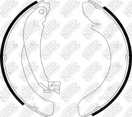 Brake Shoe Set (FN0546)