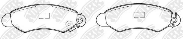 Brake Pad Set, disc brake (PN9810)