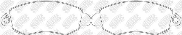 Brake Pad Set, disc brake (PN0164)