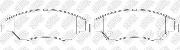 Brake Pad Set, disc brake (PN0634)