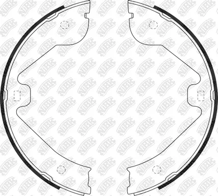 Brake Shoe Set, parking brake (FN0638)