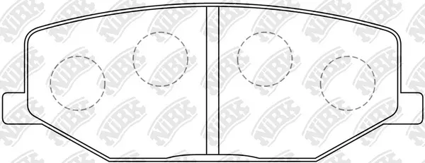 Brake Pad Set, disc brake (PN9118)