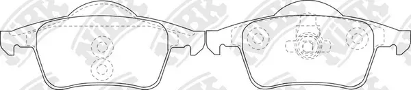 Brake Pad Set, disc brake (PN0405)