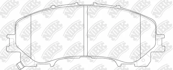 Brake Pad Set, disc brake (PN2808)