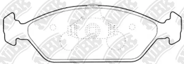 Brake Pad Set, disc brake (PN0805)