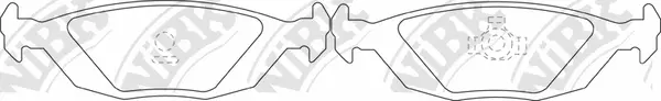 Brake Pad Set, disc brake (PN0013)