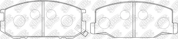 Brake Pad Set, disc brake (PN1217)