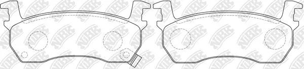 Brake Pad Set, disc brake (PN2131)