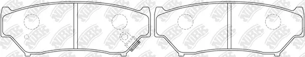Brake Pad Set, disc brake (PN9301)